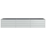 Galvanised Steel Raised Garden Bed 240x80cm | HomeAndLiving