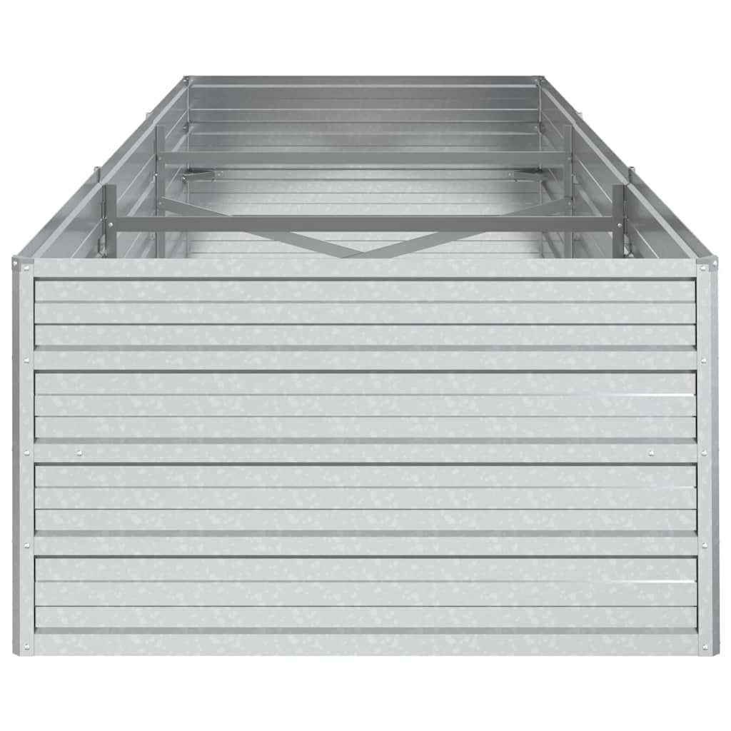 Galvanised Steel Raised Garden Bed 240x80cm | HomeAndLiving