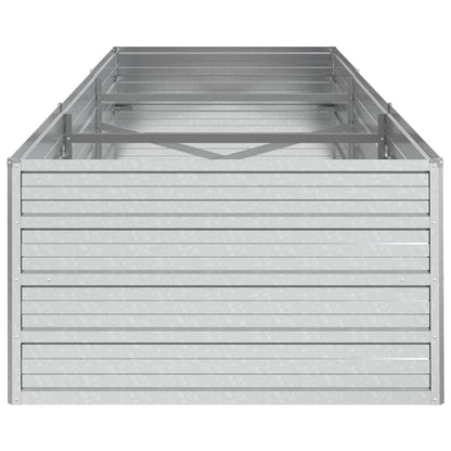 Galvanised Steel Raised Garden Bed 240x80cm | HomeAndLiving