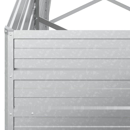 Galvanised Steel Raised Garden Bed 240x80cm | HomeAndLiving