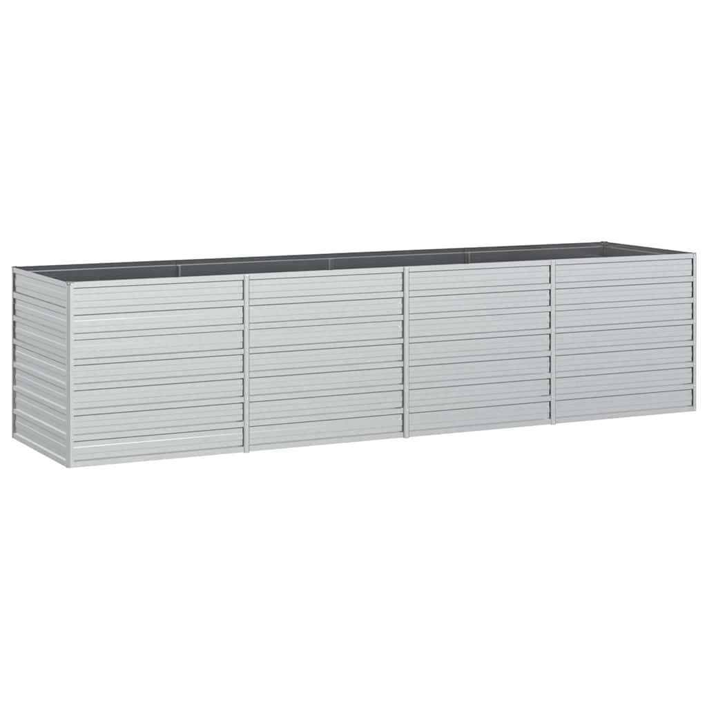 Galvanised Steel Raised Garden Bed 320x80cm | HomeAndLiving