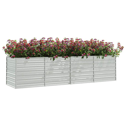 Galvanised Steel Raised Garden Bed 320x80cm | HomeAndLiving