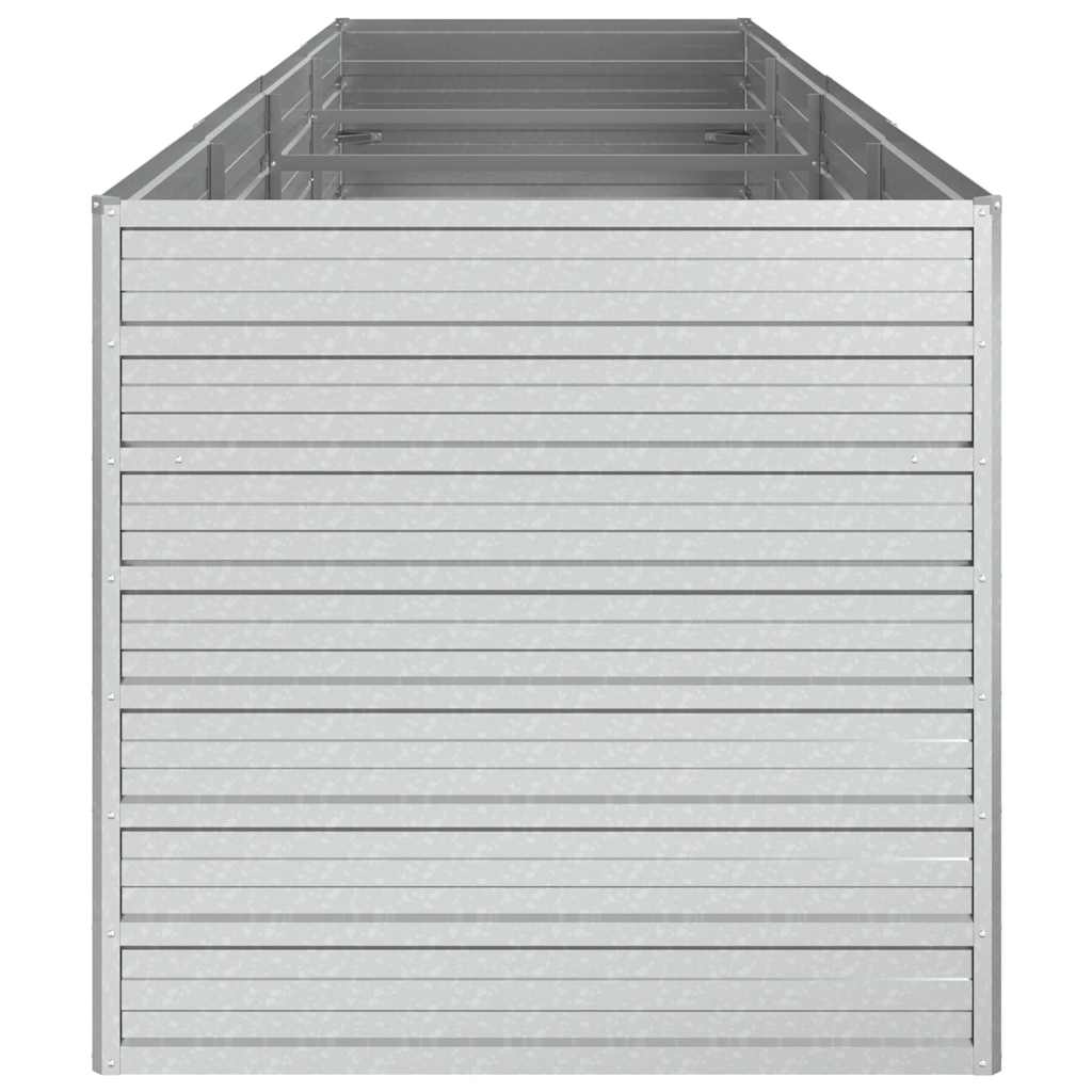 Galvanised Steel Raised Garden Bed 320x80cm | HomeAndLiving