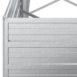 Galvanised Steel Raised Garden Bed 320x80cm | HomeAndLiving