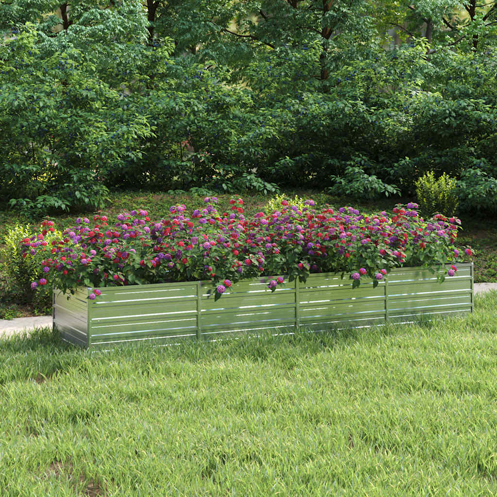 Galvanised Steel Raised Garden Bed 320cm | HomeAndLiving