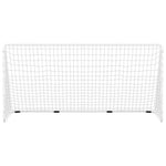 Football Goal Net Full Size 366cm Steel | HomeAndLiving