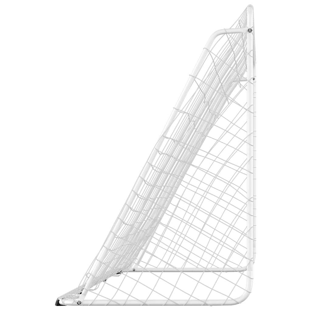 Football Goal Net Full Size 366cm Steel | HomeAndLiving