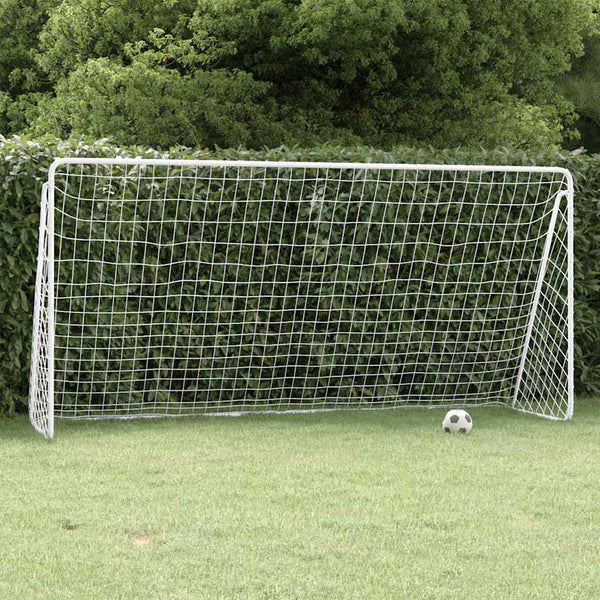  Football Goal Net Full Size 366cm Steel | HomeAndLiving