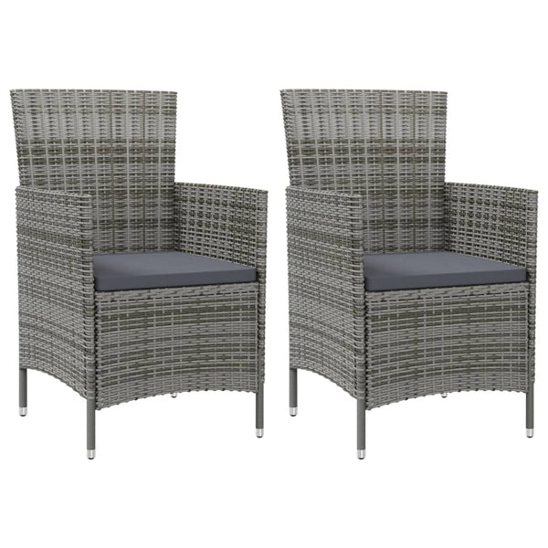  Versatile Garden Chairs with Cushions 2 Relaxing Seating Urban Style