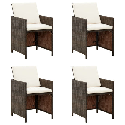 Versatile Garden Chairs with Cuhsions 4 Living Space Upgrade Urban Style 