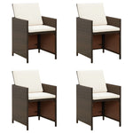 Versatile Garden Chairs with Cuhsions 4 Living Space Upgrade Urban Style