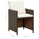 Versatile Garden Chairs with Cuhsions 4 Living Space Upgrade Urban Style
