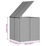 Comfortable Garden Cushion Box PE Rattan Daily Living Essential Outdoor Living
