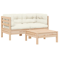 Versatile 3 Piece Garden Lounge Set Daily Living Essential Boho 