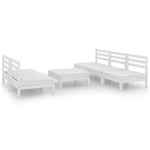 Contemporary 6 Piece Garden Lounge Set Garden Gathering Boho