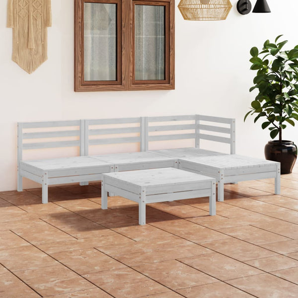  Comfortable 5 Piece Garden Lounge Set Outdoor Retreat Urban Style