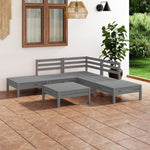 Elegant 6 Piece Garden Lounge Set Daily Living Essential Urban Style