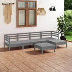 Contemporary 6 Piece Garden Lounge Set Daily Living Essential Outdoor Living