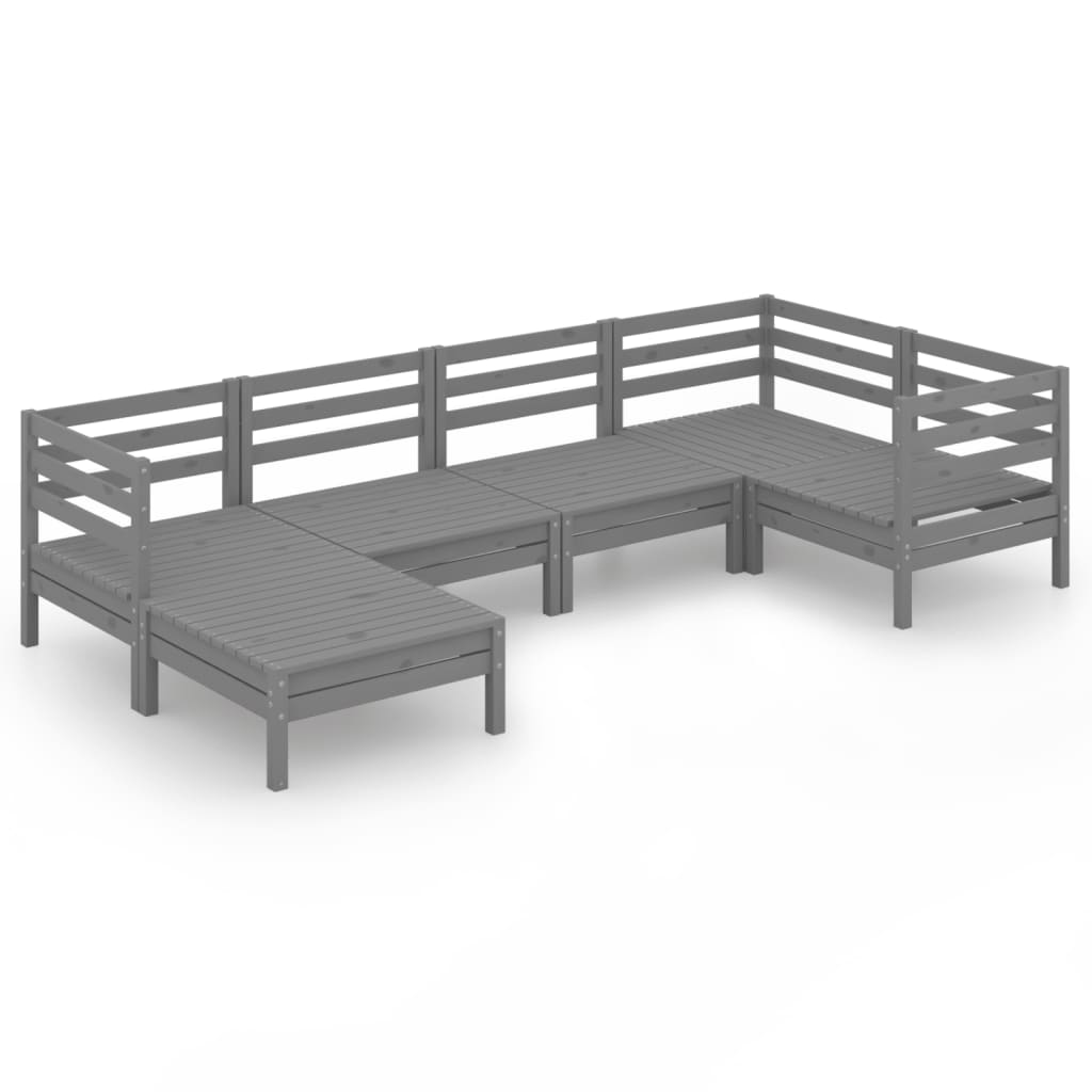 Versatile 6 Piece Garden Lounge Set Indoor Outdoor Use Patio Relax 