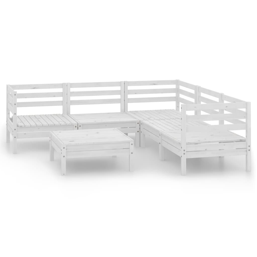 Functional 6 Piece Garden Lounge Set Home Decor Accent Patio Relax 