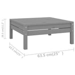 Minimalist 6 Piece Garden Lounge Set Home Decor Accent Garden Leisure