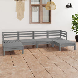 Minimalist 6 Piece Garden Lounge Set Home Decor Accent Garden Leisure 