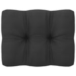 Anthracite Elegance: 7-Piece Pinewood Garden Lounge Set with Plush Cushions