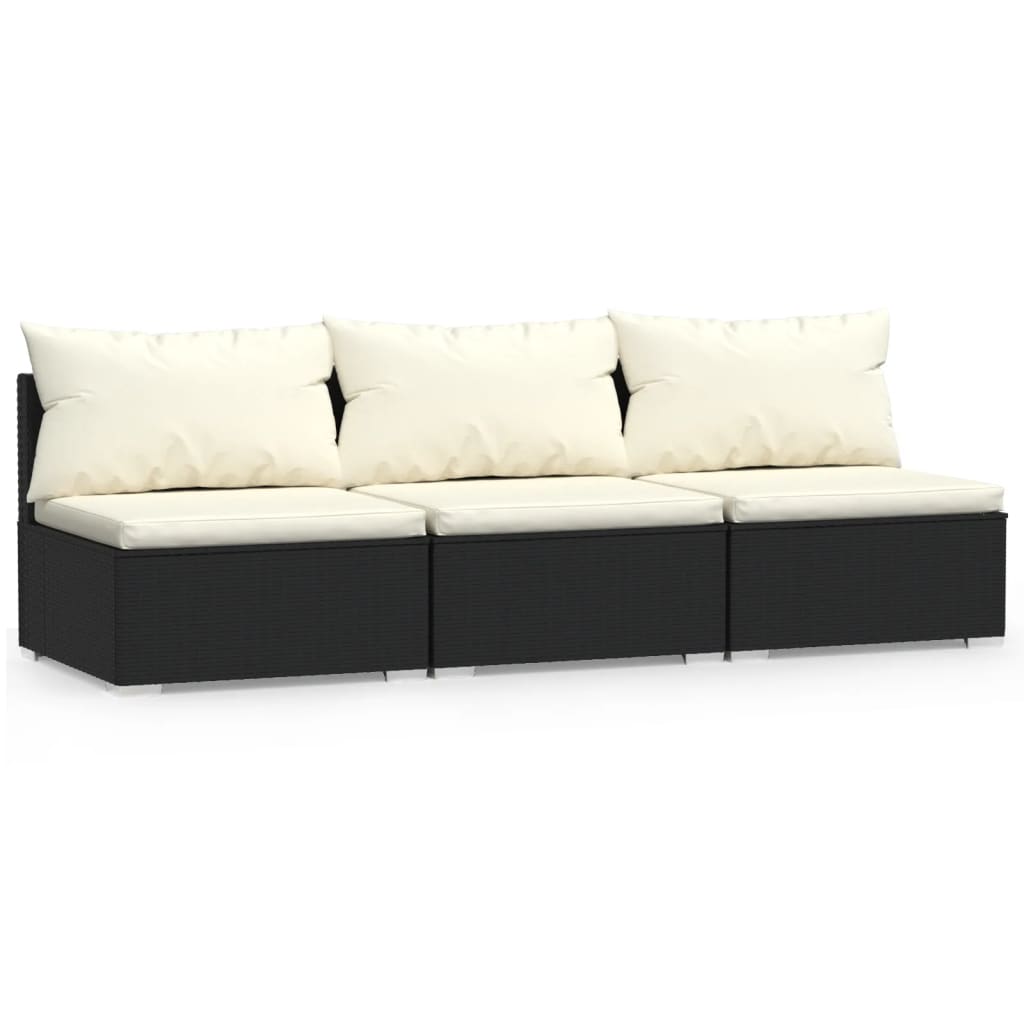 Premium 3 Seater Sofa with Cushions Daily Living Essential Essentials 