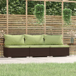 Modern 3 Seater Sofa with Cushions Outdoor Retreat Home Comfort