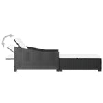 Comfortable Sun Lounger with Cream White Home Use Essentials