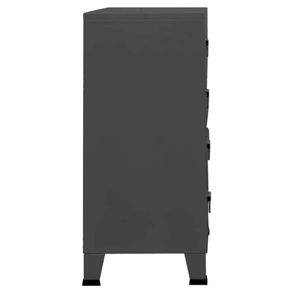 Industrial Drawer Cabinet Metal Storage Unit 4 Drawer with Air Vents
