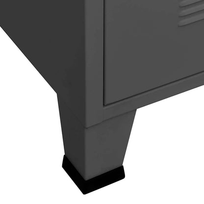 Industrial Drawer Cabinet Metal Storage Unit 4 Drawer with Air Vents