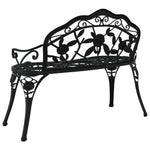 Minimalist Garden Bench 99 cm Cast Garden Gathering Home Comfort