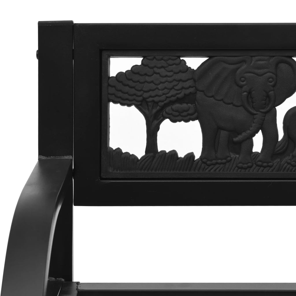 Kids Steel Garden Bench Outdoor Seat 86cm | HomeAndLiving