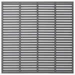 WPC Louvre Fence Panel 180x180cm Grey | HomeAndLiving