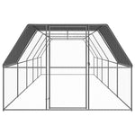 Chicken Coop Aviary Cage 3x10x2m Galvanised | HomeAndLiving