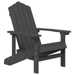 Adirondack Chair HDPE Outdoor Anthracite | HomeAndLiving