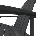 Adirondack Chair HDPE Outdoor Anthracite | HomeAndLiving