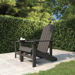 Adirondack Chair HDPE Outdoor Anthracite | HomeAndLiving