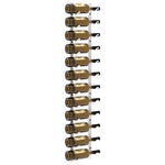 Wall Mounted Wine Rack 12 Bottle White Iron | HomeAndLiving