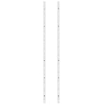 Wall Mounted Wine Rack 12 Bottle White Iron | HomeAndLiving