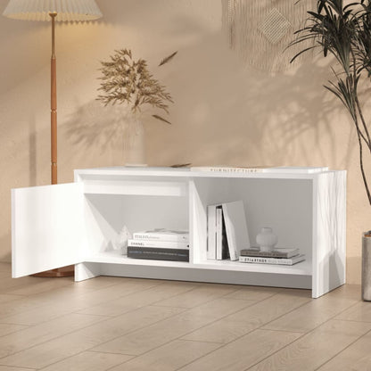 Tv Cabinet Stands White Chipboard