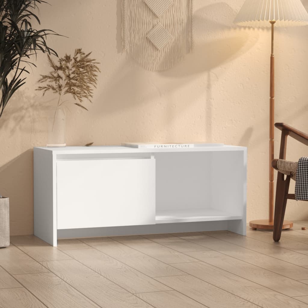 Tv Cabinet Stands White Chipboard