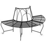 Stylish Half Round Tree Bench 159 Living Space Upgrade Garden Leisure