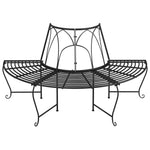 Stylish Half Round Tree Bench 159 Living Space Upgrade Garden Leisure