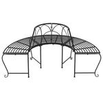Stylish Half Round Tree Bench 159 Living Space Upgrade Garden Leisure