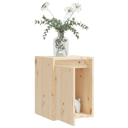 Wall Cabinets 2Pcs Solid Wood Pine