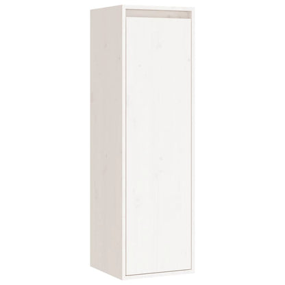 Wall Cabinet White/Honey Brown/Natural  Solid Wood Pine