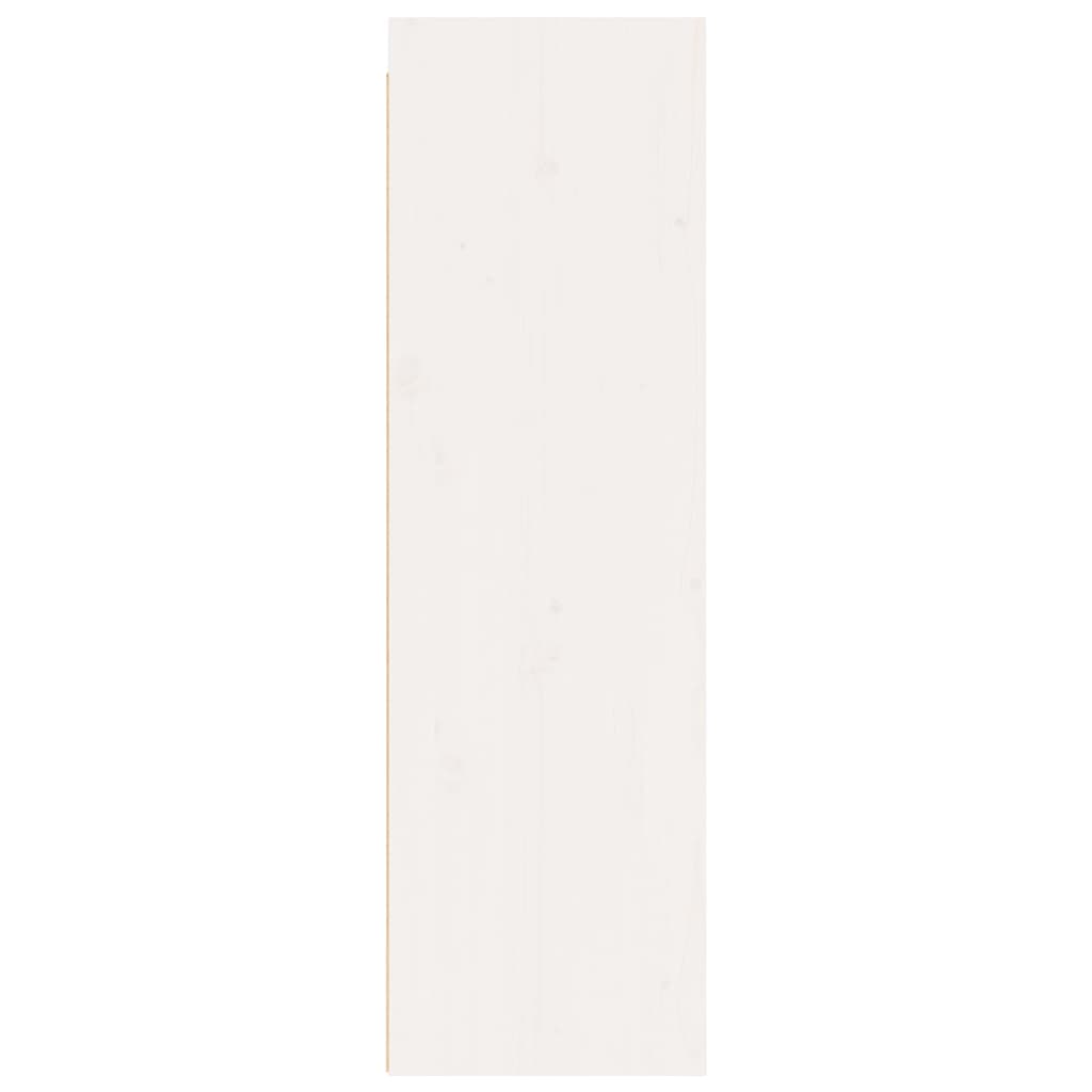 Wall Cabinets 2 Pcs Honey Brown/White/Natural Solid Wood Pine
