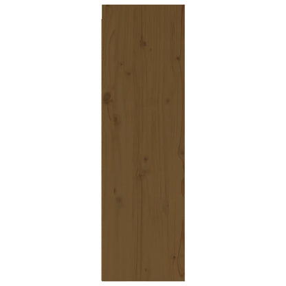 Wall Cabinet White/Honey Brown/Natural  Solid Wood Pine